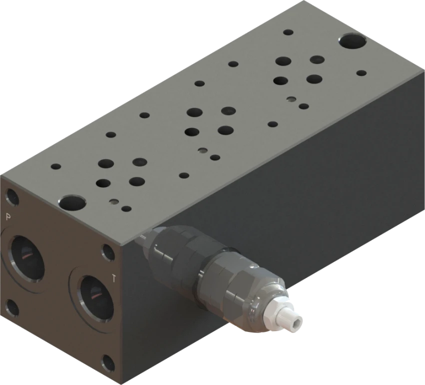 NG06 Paralel Tip Emniyet Valfli Alüminyum Pleyt